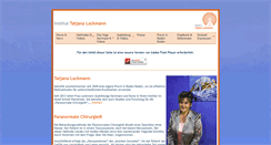Desktop Screenshot of praxis-lackmann.de